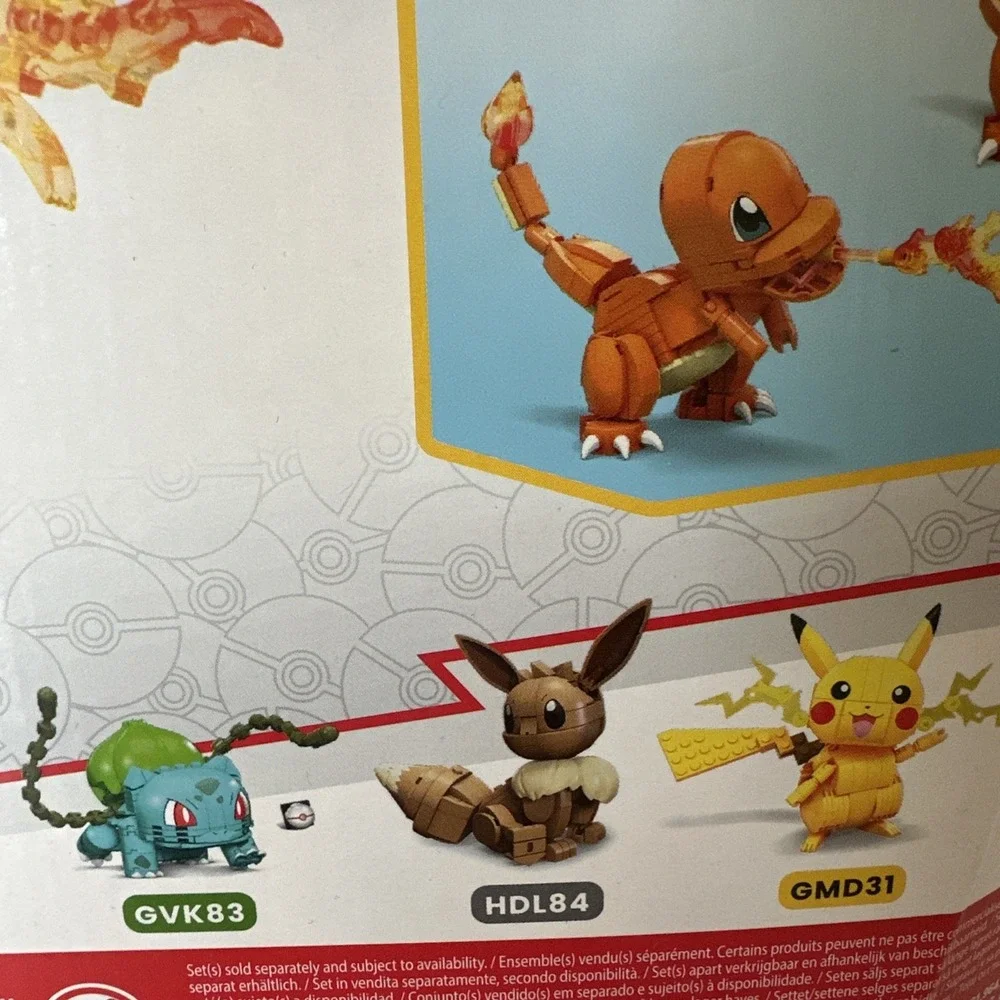 MEGA Pokémon Build & Show Charmander Building Set 180 Pieces GKY96 New Sealed